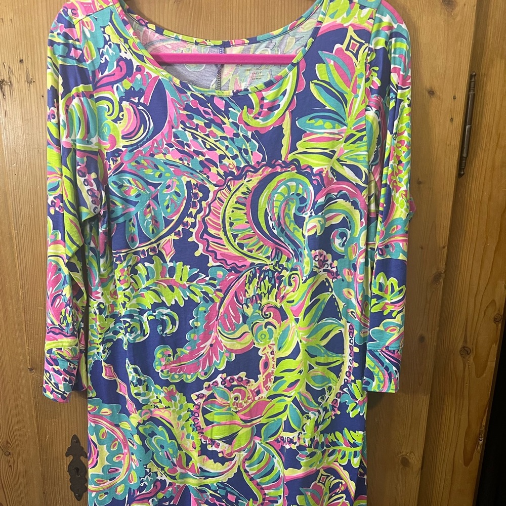 Lilly Pulitzer L Marlowe 100% Pima cotton dress